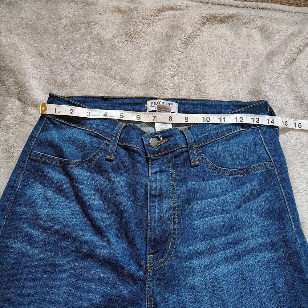 Judy Blue Jeans Denim Flare 8396 Memphis High Rise Bell Bottoms Size 11/30 - Picture 8 of 10
